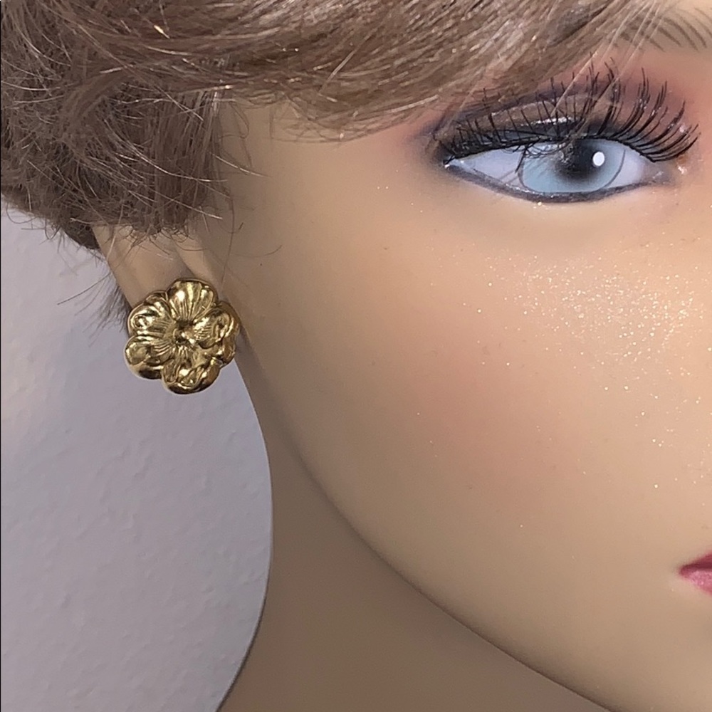 Gorgeous 18Kt gold detachable gem drop earrings - Picture 16 of 16